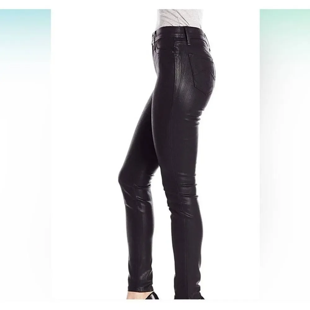 Level 99 Women Forever Black Denim Pants High Rise Skinny Jeans size 28/6 - Picture 3 of 10